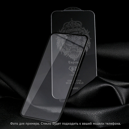 Защитное стекло для iPhone 12 Mini на весь экран противоударное Remax Emperor Privacy с защитой от подглядывания черное