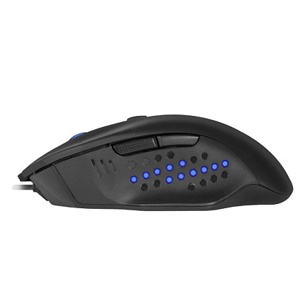 Мышь проводная USB оптическая Redragon Gainer с подсветкой 6 кнопок 3200 dpi игровая черная
