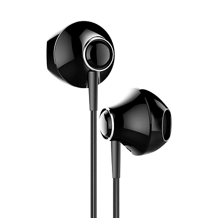 Наушники Baseus Encok H06 вкладыши с микрофоном и пультом черные