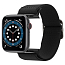 Ремешок-браслет для Apple Watch 38, 40 и 41 мм текстильный Spigen Fit Lite черный