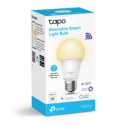 Умная лампочка светодиодная TP-Link Tapo L510E белая