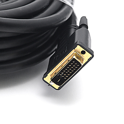 Кабель DVI-D - DVI-D (папа-папа) длина 10 м Dtech DT-D1010A