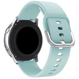 Ремешок-браслет универсальный 22 мм силиконовый Hurtel TYS бирюзовый
