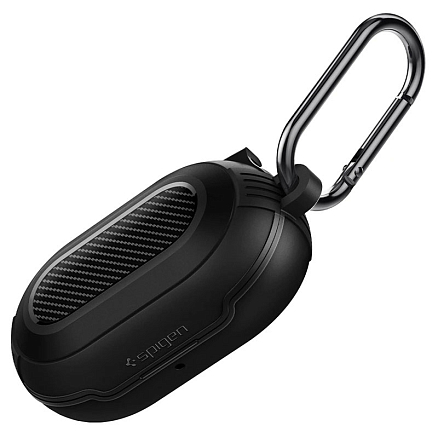 Чехол для Samsung Galaxy Buds, Buds+ гелевый Spigen SGP Rugged Armor черный