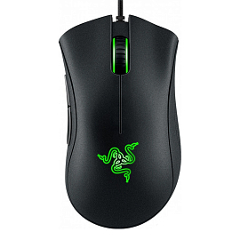 Мышь проводная USB оптическая Razer DeathAdder Essential с подсветкой 5 кнопок 6400 dpi игровая черная