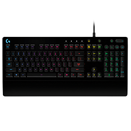 Клавиатура Logitech G213 USB с подсветкой влагозащитная игровая черная