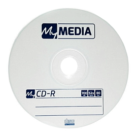Диск CD-R 700Mb 52x для однократной записи MyMedia Printable в конверте 1 шт.