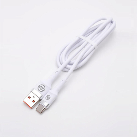 Кабель Type-C - USB для зарядки 1 м 3А Digitalpart TC-308 белый