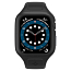 Чехол с ремешком для Apple Watch 40 мм гелевый Spigen Liquid Air Pro черный