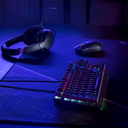 Наушники Asus ROG Strix Go Core полноразмерные с микрофоном игровые черные