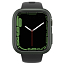 Чехол для Apple Watch 45 мм пластиковый тонкий Spigen Thin Fit хаки