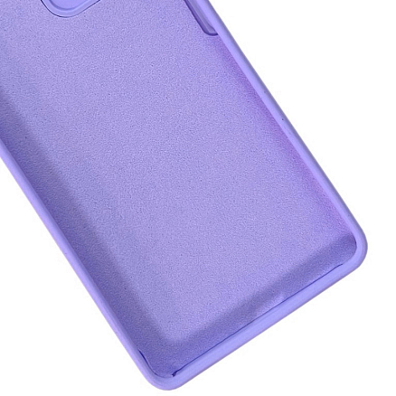 Чехол для Xiaomi Redmi 12 силиконовый Color Soft Touch фиолетовый