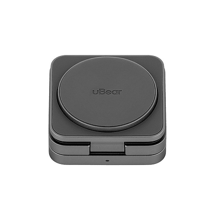 Беспроводная зарядка 3-в-1 MagSafe для iPhone, AppleWatch и AirPods 25W uBear Balance серая