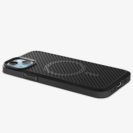 Чехол для iPhone 15 гелевый Spigen Core Armor MagFit матовый черный