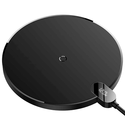 Беспроводная зарядка для телефона 15W Baseus Digital Gen 2 (быстрая зарядка) черная