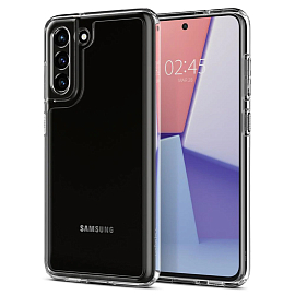 Чехол для Samsung Galaxy S21 FE гибридный Spigen Ultra Hybrid прозрачный