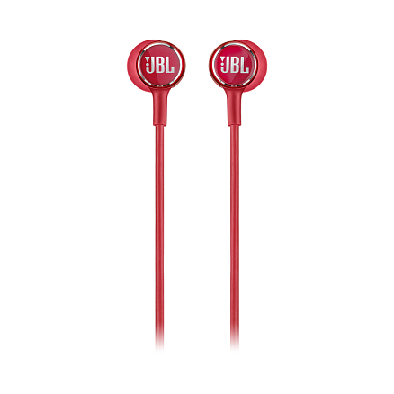 Наушники JBL Live 100 вакуумные с микрофоном красные