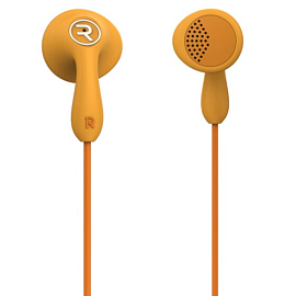 Наушники Remax RM-301 вкладыши с микрофоном оранжевые