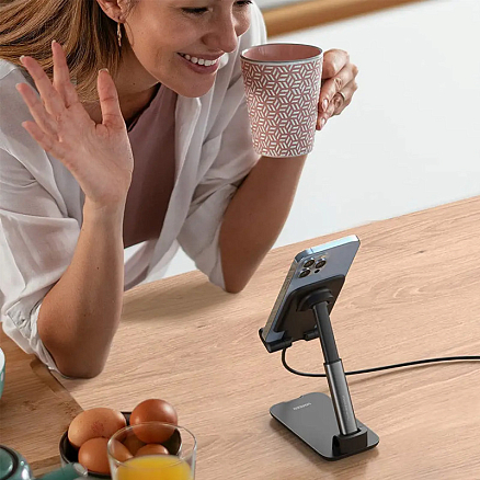 Подставка-держатель для телефона или планшета от 4 до 7,2 дюйма складная Ugreen LP373 черная