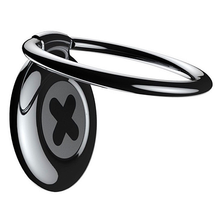 Держатель для телефона на палец Baseus Symbol черный