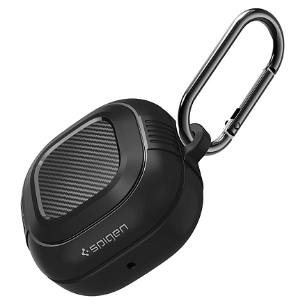 Чехол для Samsung Galaxy Buds Live, Buds Pro гелевый Spigen SGP Rugged Armor черный