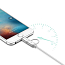 Кабель USB - MicroUSB, Lightning 1 м 2.4А MFi Ugreen US165 серебристый