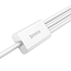 Кабель USB - Lightning, MicroUSB, Type-C 1 м 3.5A Baseus Superior белый
