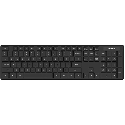 Клавиатура беспроводная Philips SPK6103 (русские буквы) черная
