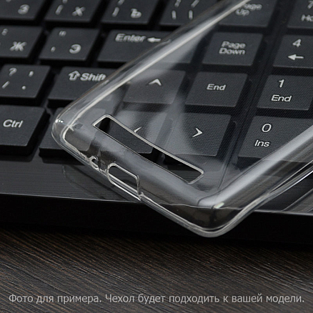 Чехол для Lenovo Vibe C2 Power K10A40 ультратонкий гелевый 0,5мм Nova Crystal прозрачный