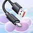 Кабель USB - Lightning для зарядки iPhone 1,2 м 3A 12W плетеный McDodo CA-3640 черный