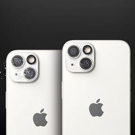 Защитное стекло на камеру для iPhone 14, 14 Plus Ringke Camera Protector прозрачное 2 шт.