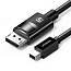 Кабель Mini DisplayPort - DisplayPort (папа- папа) длина 1,5 м Ugreen DP117 черный