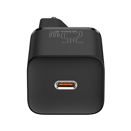 Зарядное устройство сетевое Type-C 25W Baseus Super Si (быстрая зарядка PD) черное