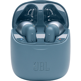 Наушники беспроводные Bluetooth JBL Tune 220 TWS вкладыши с микрофоном синие