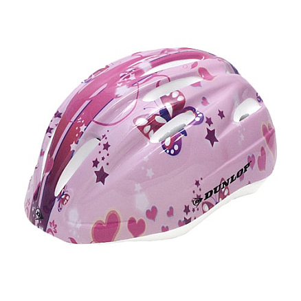 Шлем велосипедный детский Dunlop D-41627 Бабочки