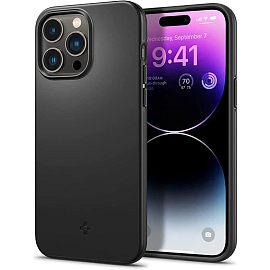 Чехол для iPhone 14 Pro Max пластиковый Spigen Thin Fit черный