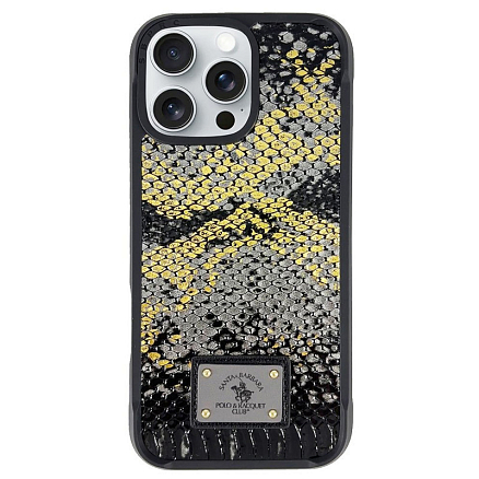 Чехол для iPhone 16 Pro Max гибридный Santa Barbara Polo & Racquet Club Sagar черный