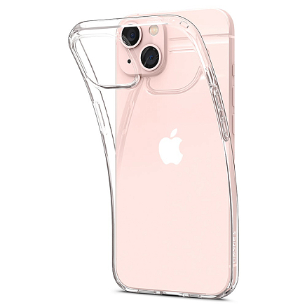 Чехол для iPhone 13 гелевый ультратонкий Spigen Liquid Crystal прозрачный