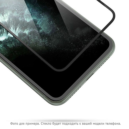 Защитное стекло для iPhone 14 Plus, 13 Pro Max на весь экран противоударное Mocoll Platinum 3D черное