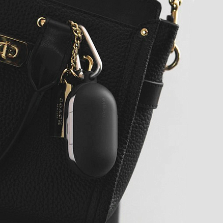 Чехол для наушников Samsung Galaxy Buds, Buds+ силиконовый Ringke черный