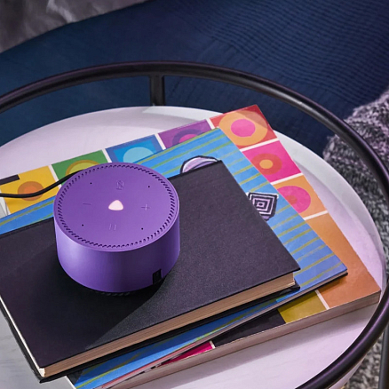 Умная колонка Яндекс Станция Лайт с Алисой YNDX-00025 фиолетовая