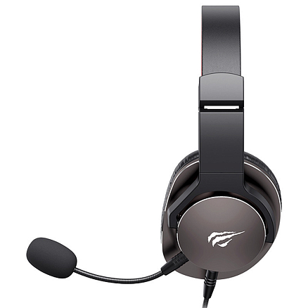 Наушники Havit H2030S полноразмерные с микрофоном черно-красные