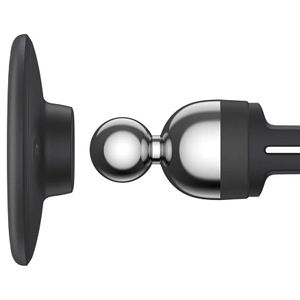 Держатель автомобильный в решетку обдува магнитный Baseus C01 черный