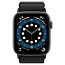 Ремешок-браслет для Apple Watch 42 и 44 мм текстильный Spigen Fit Lite черный