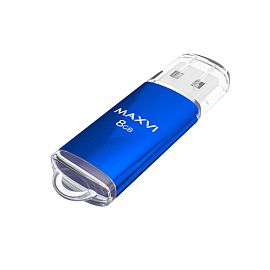 Флешка Maxvi MP 8Gb USB 2.0 синяя