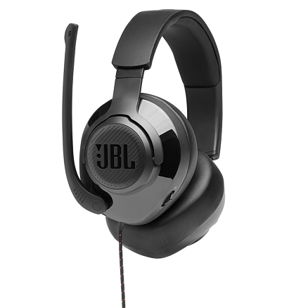 Наушники JBL Quantum 200 полноразмерные с микрофоном игровые черные