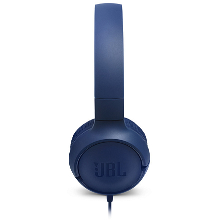 Наушники JBL Tune 500 накладные с микрофоном складные синие