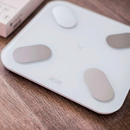 Умные напольные весы Picooc Mini Pro (Bluetooth) размер 29х29 см белые