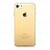 Чехол для iPhone 7, 8 ультратонкий мягкий Baseus Simple с заглушкой золотистый