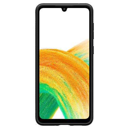 Чехол для Samsung Galaxy A33 5G гелевый Spigen Liquid Air матовый черный